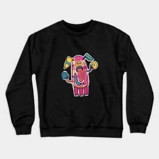 OZAQUES Lowbrow Artsy Tees #4 Crewneck Sweatshirt